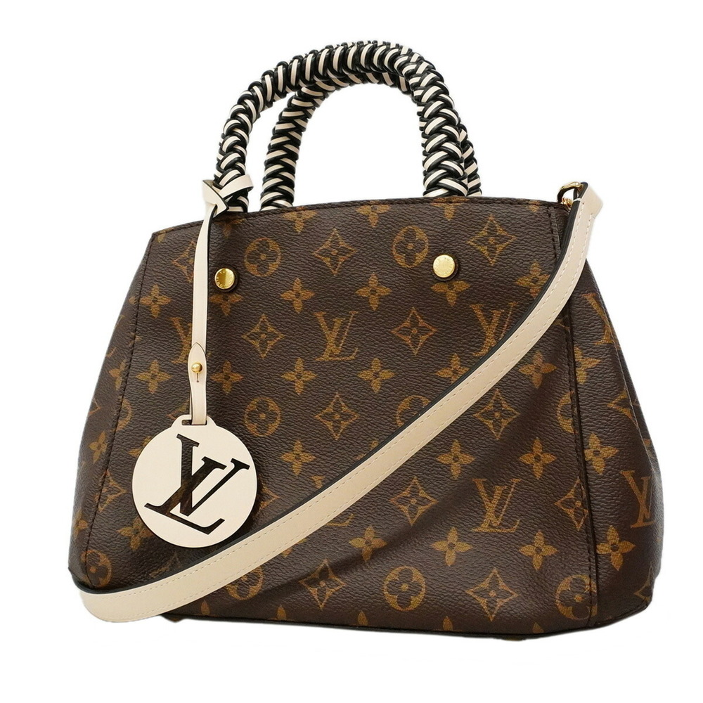 Louis Vuitton Monogram Montaigne BB Handbag M45311 Brown 2-way bag for women